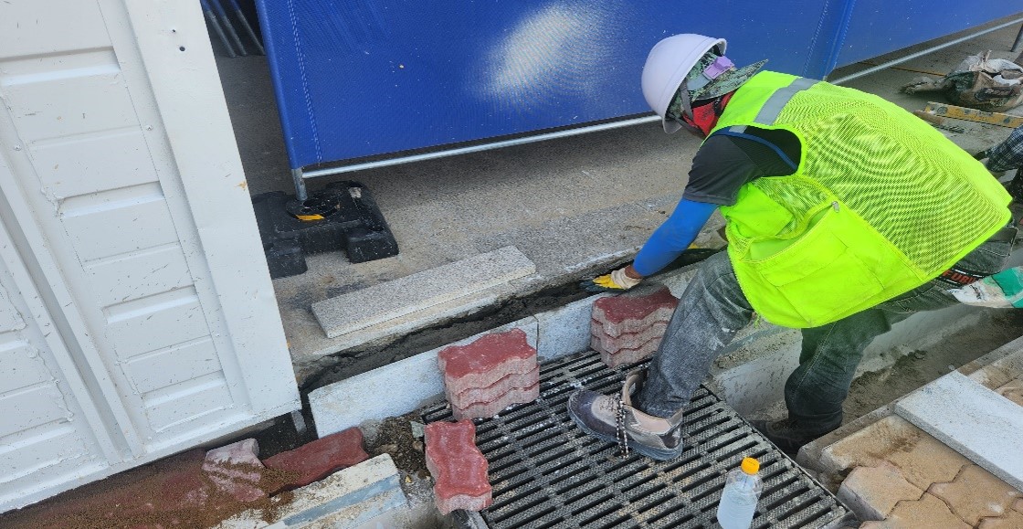 화강석판석 포장1